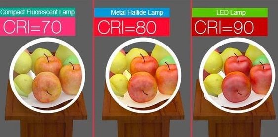 Chỉ số hoàn màu CRI (RA) của đèn led có quan trọng hay không?